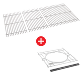 WEBER CRAFTED Stainless Steel Cooking Grates & Frame Kit – SEARWOOD XL 600, SMOKEFIRE EX6