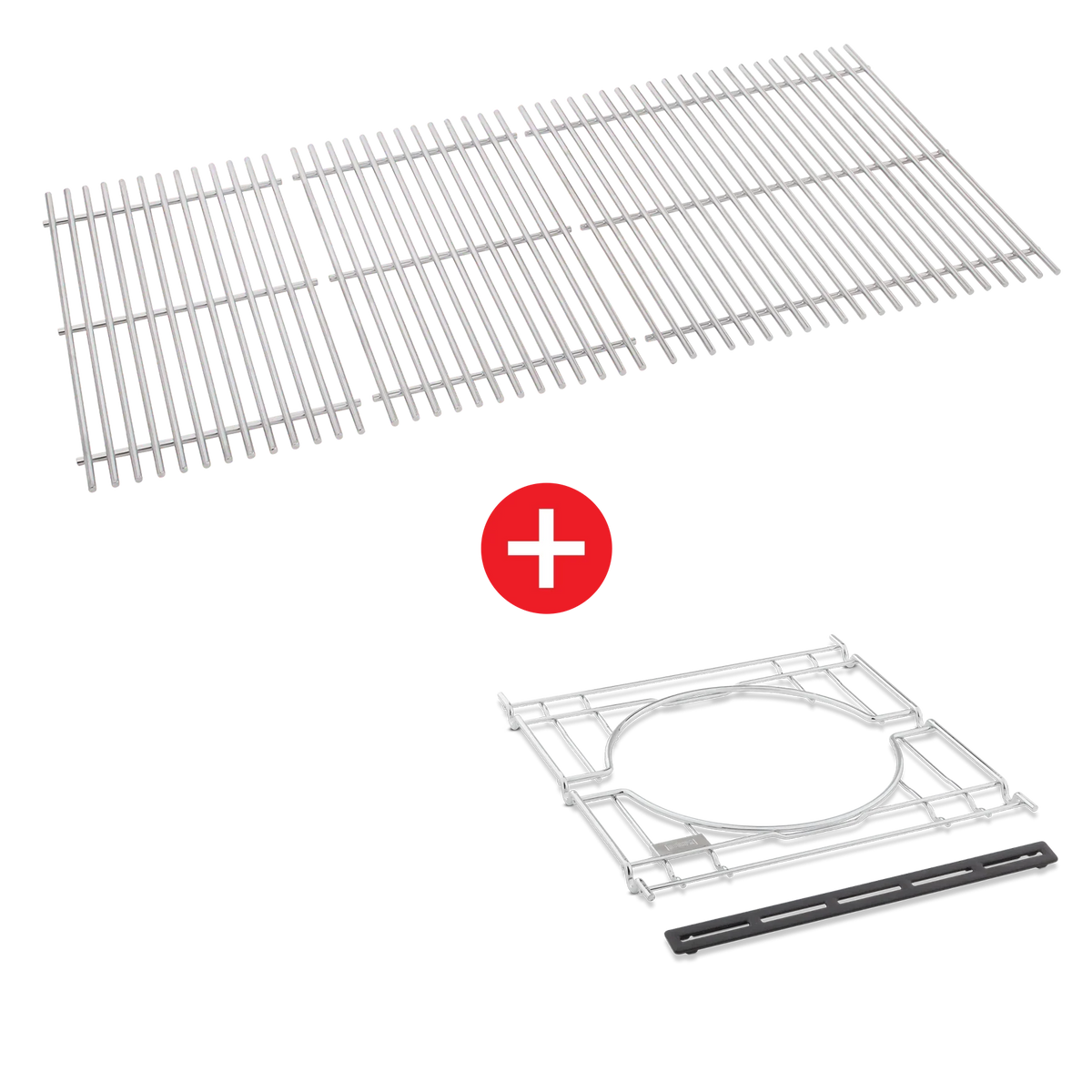 WEBER CRAFTED Stainless Steel Cooking Grates & Frame Kit  – SEARWOOD XL 600, SMOKEFIRE EX6